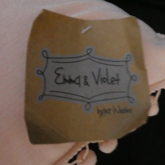 EMMA & VIOLET | Decorative / Accent / Throw Pillow With Pom Pom Trim | NWT - Picture 11 of 11